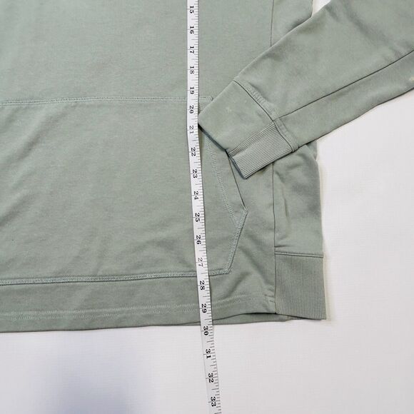 Gymshark Hoodie Mens Large Green Logo Pullover Outdoor Athleisure Gym Running - Picture 6 of 13